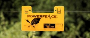 yellow electric fence