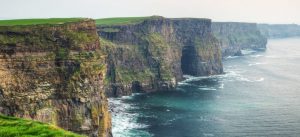 Cliffs on Irish Coast