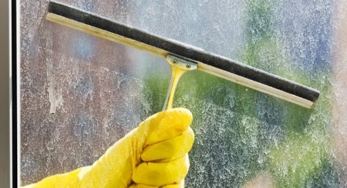 how to clean limescale from glass