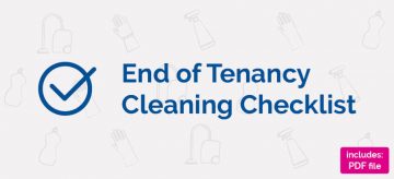 Cleaning at the end of tenancy banner