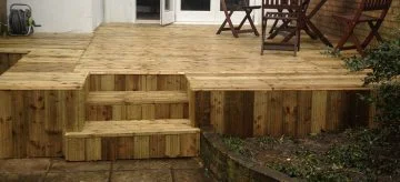 wooden deck