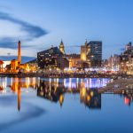 Night view of Liverpool