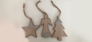 wooden ornaments