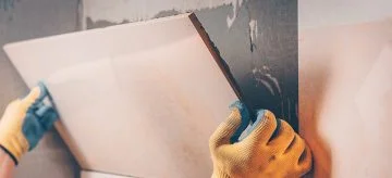 removing tile adhesive
