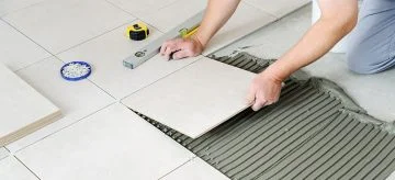 TIle adhesive or grout