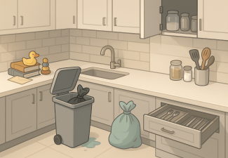 Decluttering kitchen