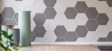 clean kitchen tiles
