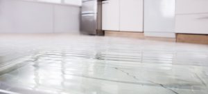 fridge leaking water on the floor