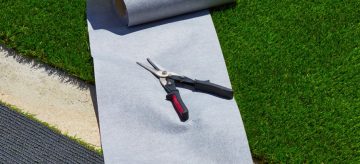 tools and supplies for joining artificial grass