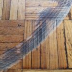 scratched floor