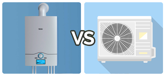 gas boiler vs heat pump