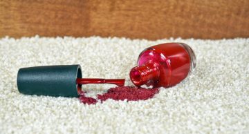 How to get nail polish out of carpet