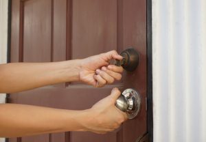 Front door not locking in hot weather