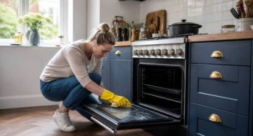 Illustration representing what is essential in a kitchen deep clean