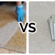 Steam carpet cleaning vs Dry cleaning