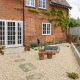 gravel patio